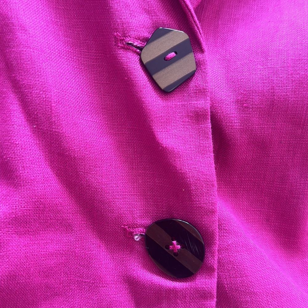 FARM Rio Linen blazer in peony size small - Picture 7 of 10